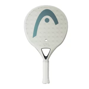 De Head One Ultralight White Paddle is bedoeld voor beginnende spelers omdat het met 300 gram het lichtste peddel op de markt is.