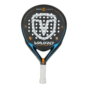 Het Vairo Confort Classic 9.1 racket is ontworpen voor gevorderde spelers die graag controle hebben over het spel dankzij de ronde vorm en de kern van EVA-rubber.