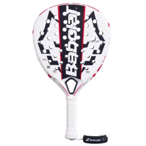 Het Babolat Technical Vertuo Juan Lebron-racket is ontworpen om kracht te leveren en is bedoeld voor spelers die op zoek zijn naar een aanvallend spel